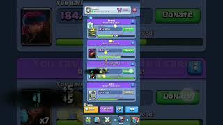 my all donations in clash royal/KD youtuber