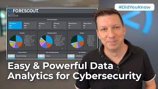 #DidYouKnow? Forescout makes analytics easy and powerful!