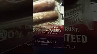 Hot dogs from Omaha Steaks