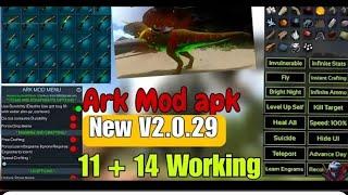 Mod Menu Apk  Ark Mobile|God Console  Unlimited Amber  Prime Pass | No Crash 10+14 Working