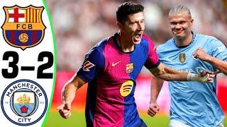 Barcelona vs Manchester City 3-2 - All Goals and Highlights - 2024  HAALAND