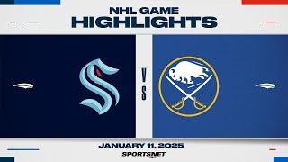 NHL Highlights | Kraken vs. Sabres - January 11, 2025