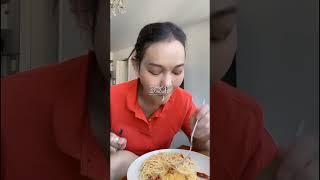 LIHAT BUNDA CORLA RATU JRENG MAKAN SPAGHETTI JADI NGILER MAU MAKAN JUGA