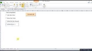 Excel VBA - CheckBox