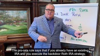 One Caveat About the Back Door Roth IRA - The Pro-Rata Rule