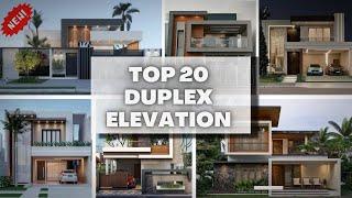 Top 20 Duplex Building Front Elevation Design New In 2022 | Latest double floor House | Modern Ideas
