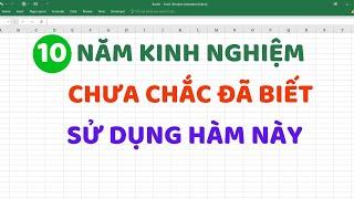 10 năm kinh nghiệm chưa chắc biết cách này | Mr Cảnh Excel