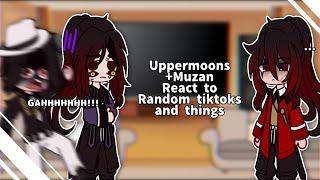 Uppermoons [+Muzan) react to random tiktoks // 1/? // Demon Slayer/Kny // Earape on the end