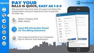 TOPDEALS BILLSPAYMENT QUICK GUIDE | EASY AS 1, 2, 3