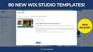 80 Brand New Wix Studio Templates | JUST RELEASED!