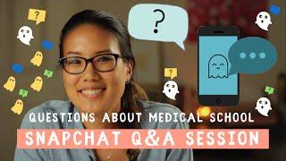 Am I Good Enough For Medical School? | Snapchat Q&A Session about Medical School!