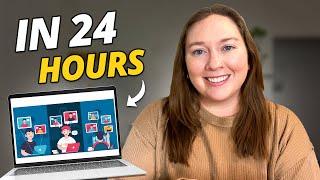 How to Create an Online Workshop in 24hrs (Make $3,059 per week)