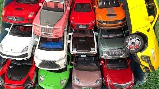 Box Full of Cars /Rolls Royce Phantom, Ford Mustang RTR Spec 5, Lamborghini URUS, Porsche Caynne