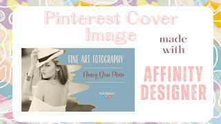 How to make a Pinterest Cover Image with Affinity Designer + FREE 