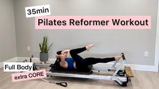 Pilates Reformer Workout | 35 min | Full Body (extra core)
