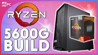 AMD Ryzen 5600G PC Build and Benchmarks! $600 APU PC Build for Beginners!