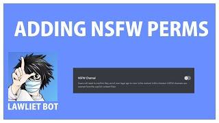 DISCORD How to turn on NSFW Feature in a CHANNEL