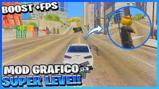 MOD GRAFICO SUPER LEVE!! - TUTORIAL BOOST DE FPS FIVEM!!