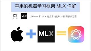 【Apple Intelligence】Apple 机器学习框架MLX详解|Apple Silicon发挥性能的最后一块拼图| Ollama+MLX  完全本地化的大语言模型fine tuning方案