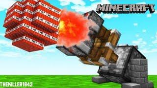 Minecraft Tnt Canon Tutorial!