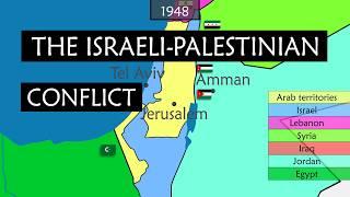 The Israeli-Palestinian Conflict explained on a map