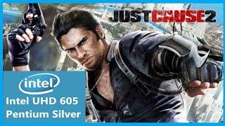 Just Cause 2 Gameplay | Intel UHD 605 |Pentium Silver | Low End PC