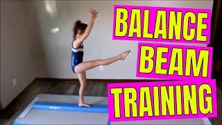 Balance Beam Training | Home Beam Practice