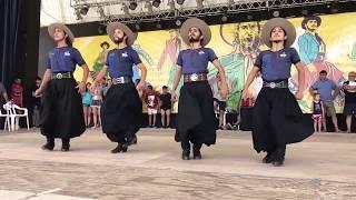 Laborde 2017 (Festival Nacional del Malambo)  Ensayo de un cuarteto malambo de Santiago del Estero