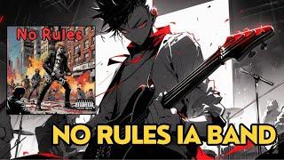 No Rules band AI- Rebellion in our Veins #artedigital  #inteligênciaartificial