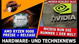 Nvidia schlägt sie alle | AMD Ryzen 9000 Preise + Release | Ryzen 7000 günstig wie nie | News