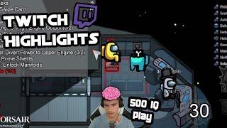 500 IQ Plays & Funny Moments! German Twitch Highlights - Among Us #4