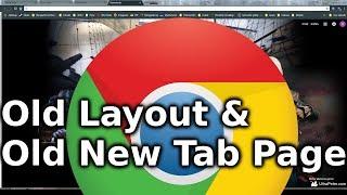 [Don't work!] How to return to Old Chrome Layout and Old New Tab Page