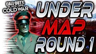 Cold War Zombie Glitches : ROUND 1 NEVER SEEN BEFORE UNDER THE MAP SOLO GLITCH *DIE MASCHINE*