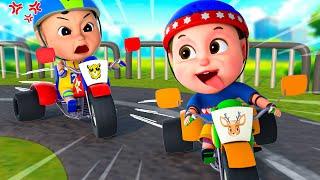 Wheels Go Round - Racing Bike Song For Kids | Bum Bum Kids Nursery Rhymes & Kids Songs