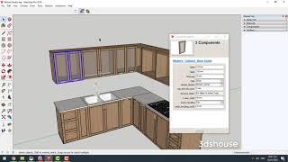 Design Kitchen in 20 Minutes With Sketchup Dynamic Components