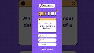 Quiz Time: Test Your Web Design Skills! | Datavalley.ai | #short #education  #softwaretrainings