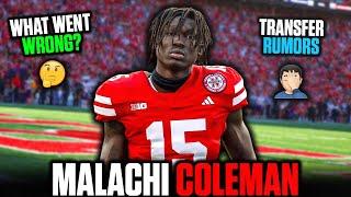 REACTING TO RUMORS THAT MALACHI COLEMAN IS TRANSFERRING FROM NEBRASKA