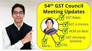 Recommendations of 54th GST Council Meeting 09 Sep 2024 | Press Release | GST Library by TaxReply