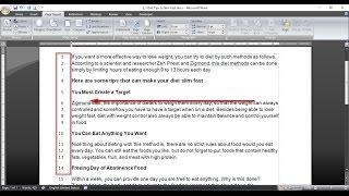 How to Show Line Numbering in Microsoft Word