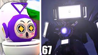 TITAN TVMAN IS BACK! | Tinky Winky Reacts: Skibidi Toilet New Seasons (67-1)