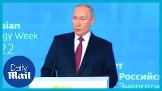 Live: Putin speech at plenary session at Russian Energy Week | Russia Ukraine war