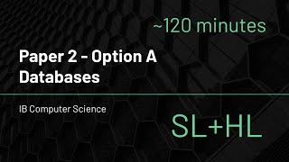 IB Computer Science - Option A (Databases) -  SL + HL