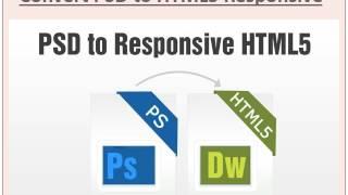 Convert PSD to HTML5 Responsive mp4