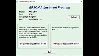 How to Reset Epson WorkForce WF-7511