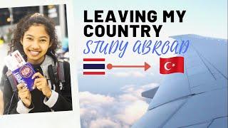 COLLEGE MOVE IN VLOG| Flying to Turkey| Türkiye Bursları Scholarship