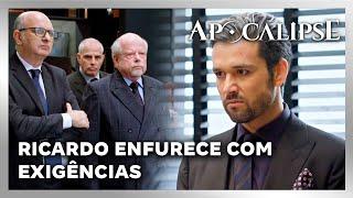 NOVELA APOCALIPSE: Ricardo enfurece com exigências dos lideres