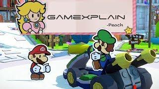 42 NEW Paper Mario: The Origami King Screenshots (LUIGI'S GOT HIS KART BACK, BABY)