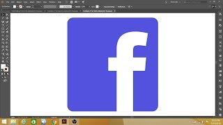 How to make Facebook Logo- Adobe Illustrator