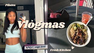 7 days of Christmas Vlog | My first time trying Reformer Pilates and Fresh Kitchen for lunch