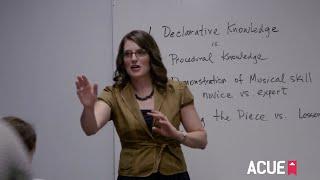 Checking for Student Understanding: Classroom Demonstration (Excerpt)